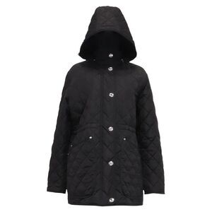 Burberry Quilted Padded Jacket in Black Nylon